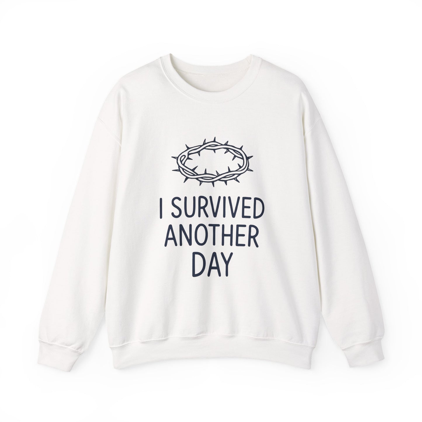 I Survived Another Day - Crewneck Sweatshirt - Klippette Joy