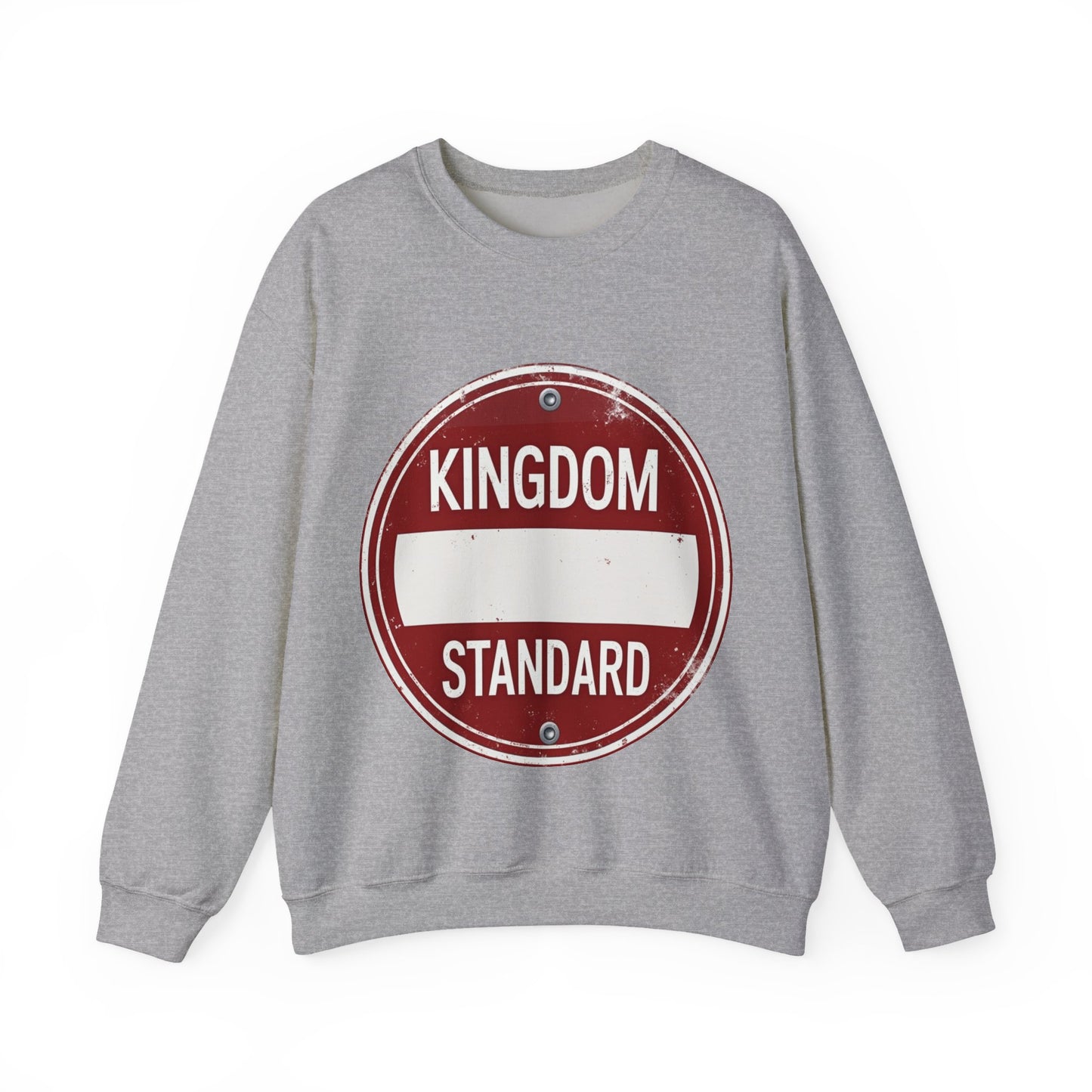 Kingdom Standard Red Design - Crewneck Sweatshirt