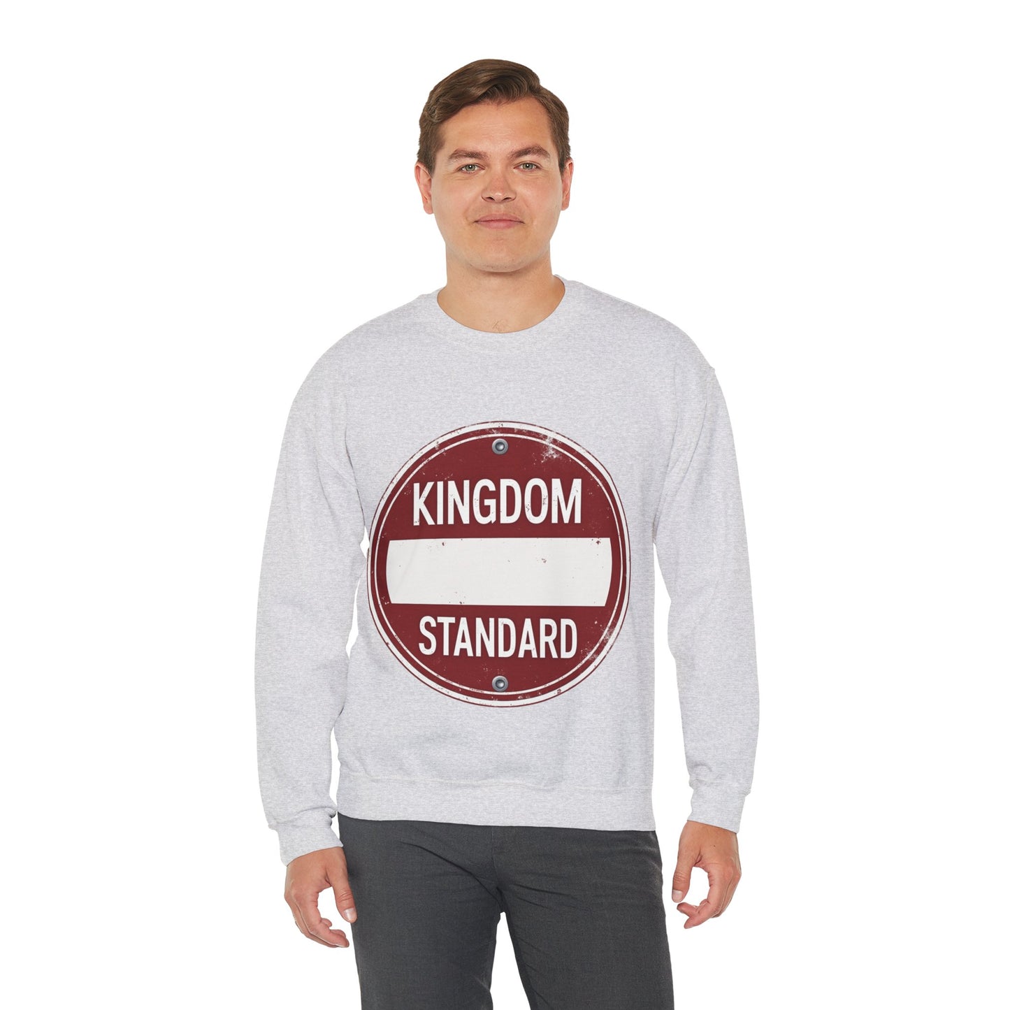 Kingdom Standard Red Design - Crewneck Sweatshirt