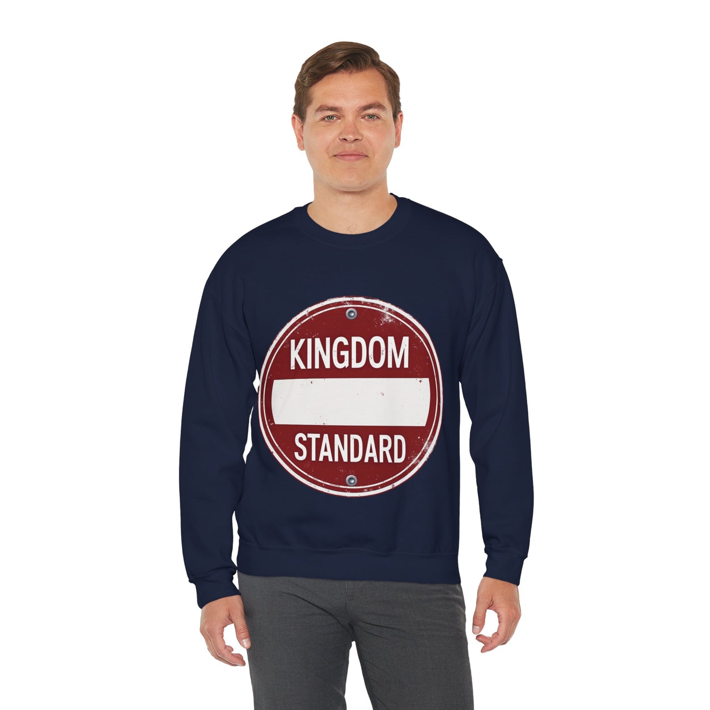 Kingdom Standard Red Design - Crewneck Sweatshirt
