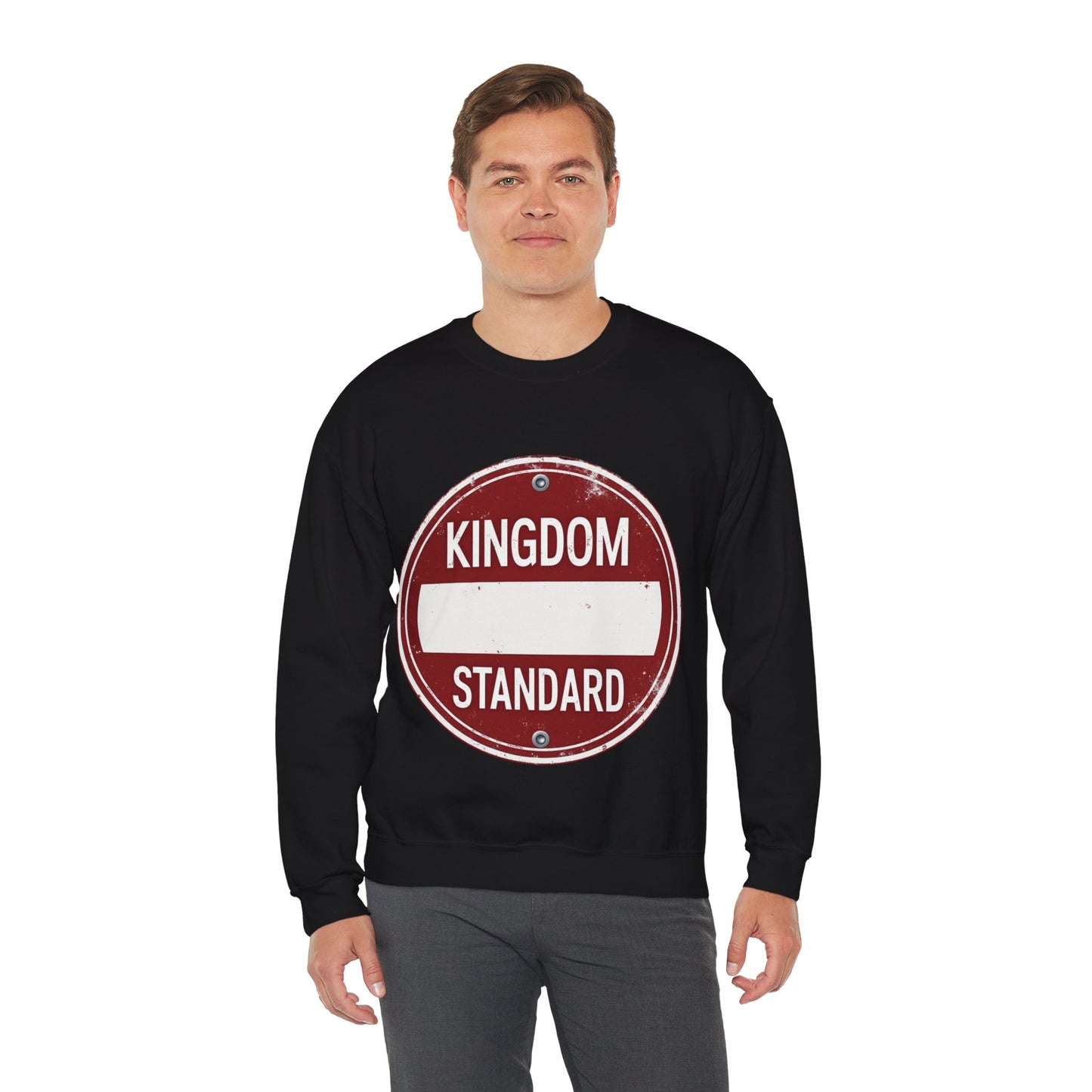 Kingdom Standard Red Design - Crewneck Sweatshirt