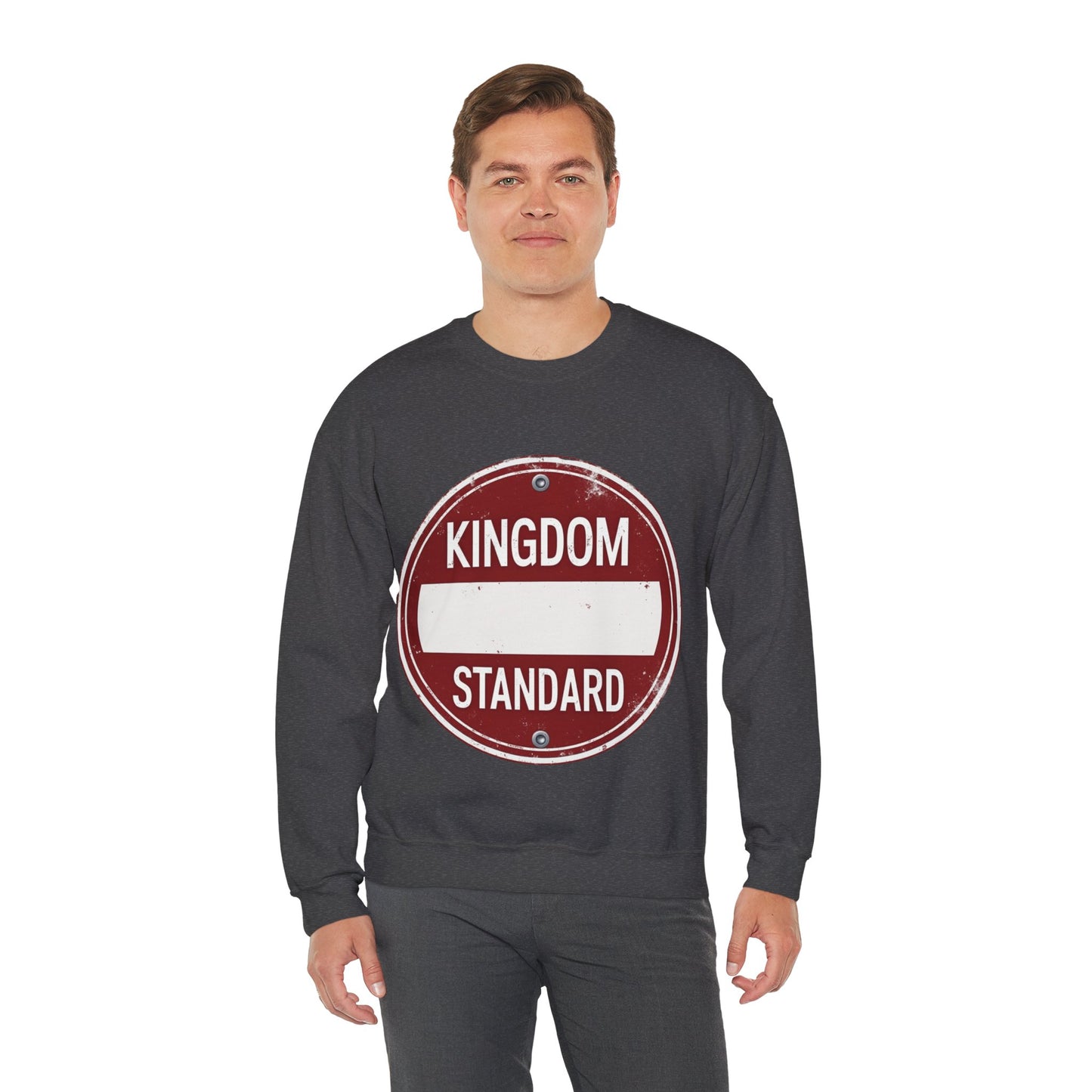 Kingdom Standard Red Design - Crewneck Sweatshirt