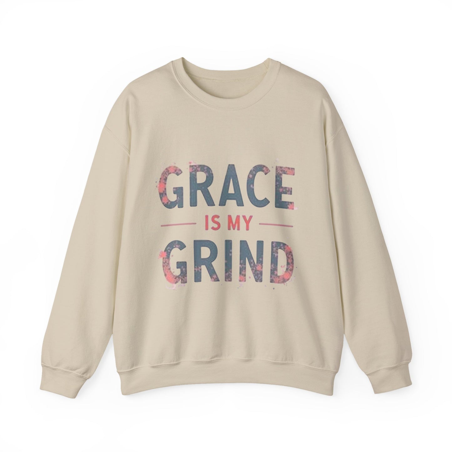 Grace is My Grind -Inspirational Crewneck Sweatshirt - Klippette Joy