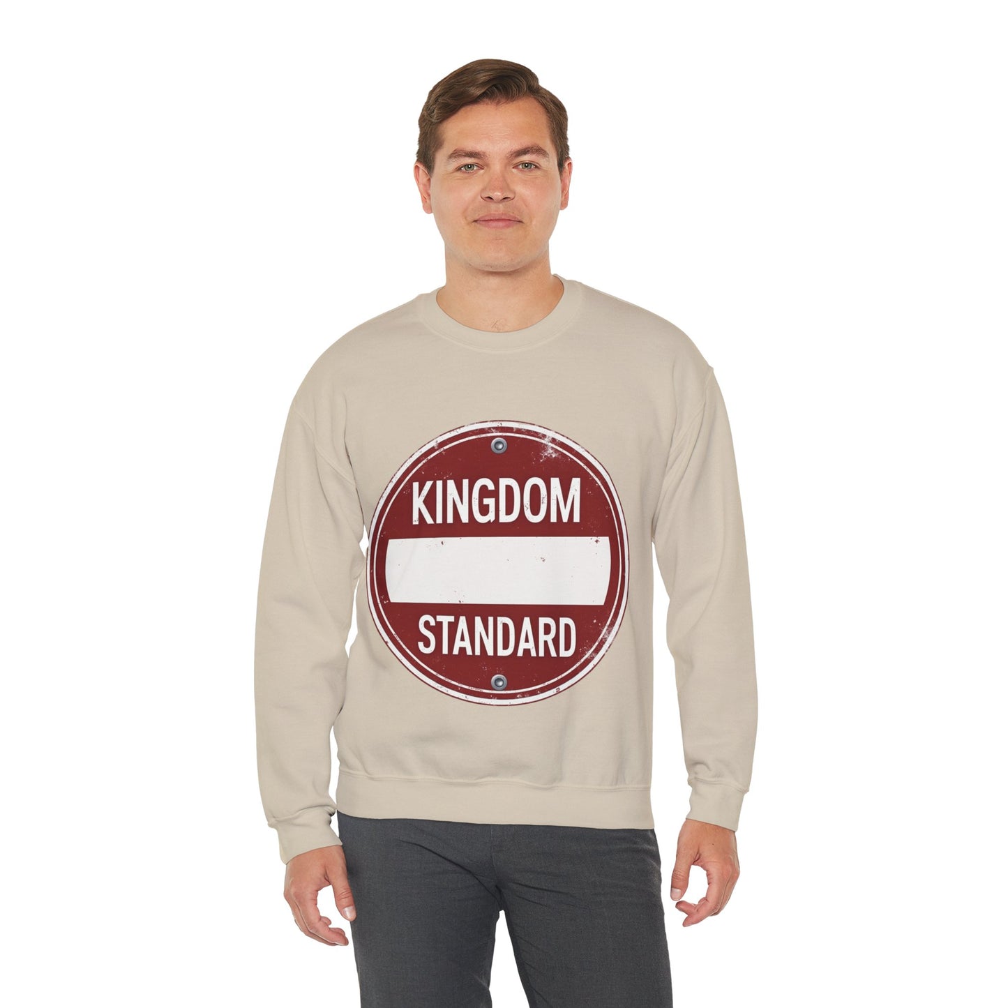 Kingdom Standard Red Design - Crewneck Sweatshirt
