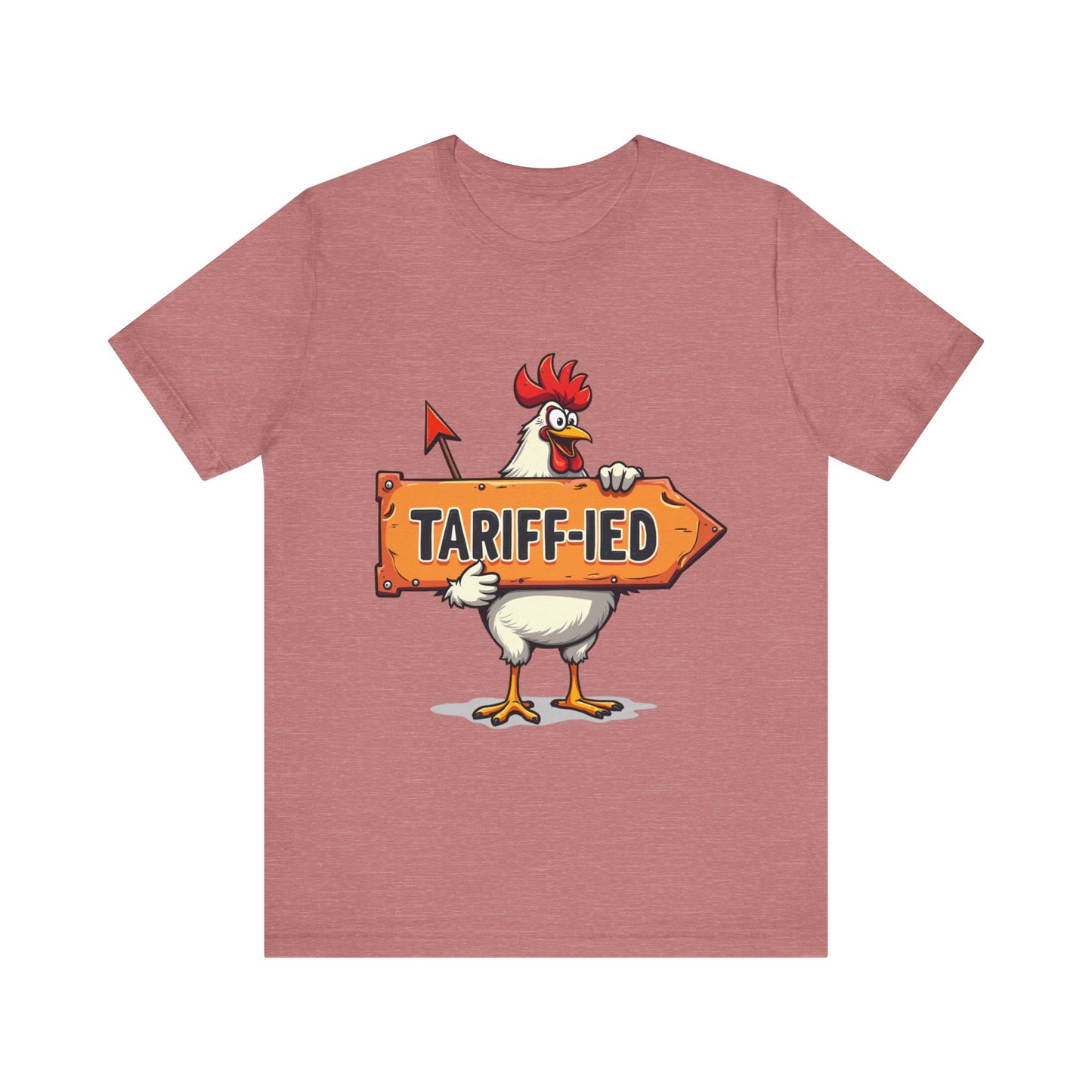 Funny 'Tariff-ied' t-shirt – playful pun design with personality by Klippette