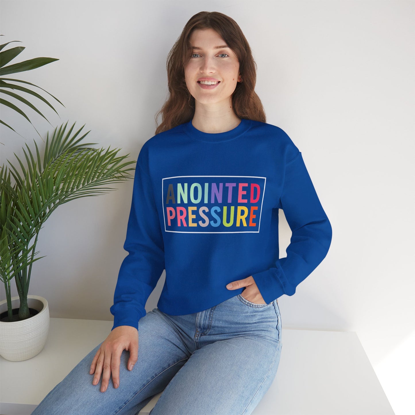 Anointed Pressure Block- Crewneck Sweatshirt