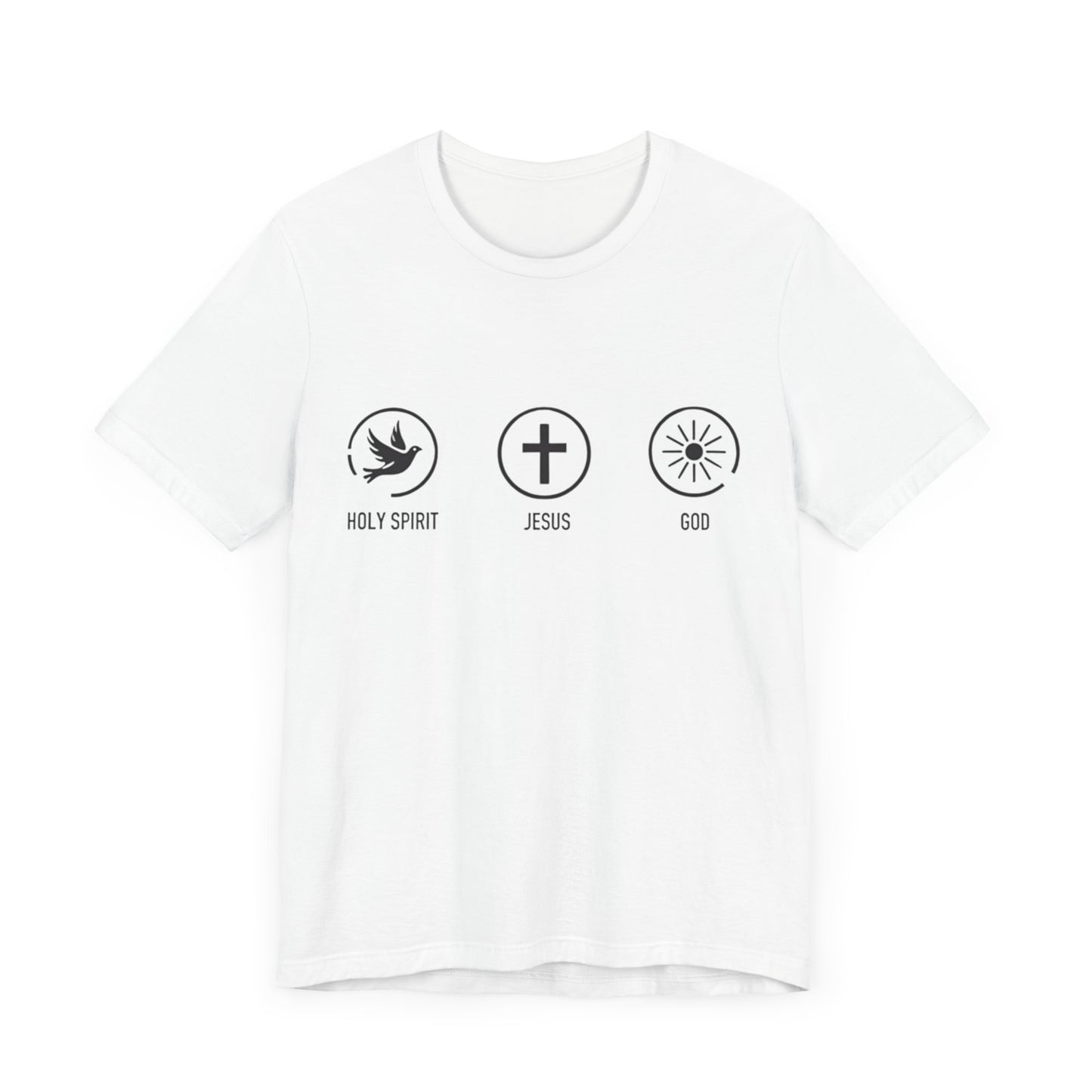 Modern 'Faith Icons' t-shirt – bold faith statement with graphic design by Klippette