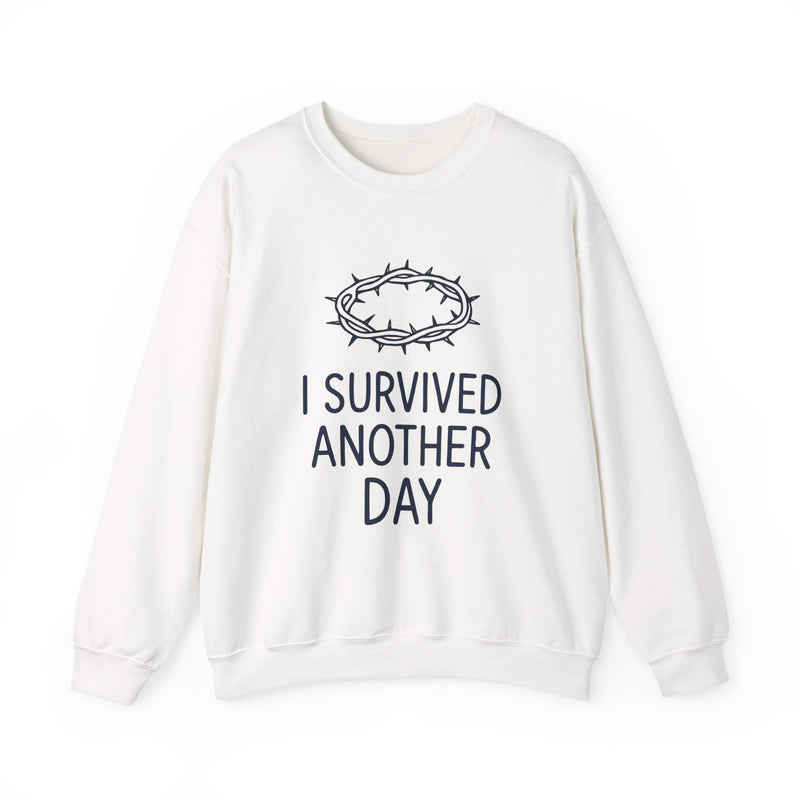 I Survived Another Day - Crewneck Sweatshirt - Klippette Joy