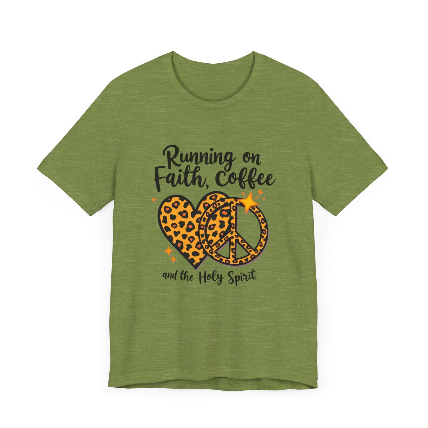 Running On Faith, Coffee and the Holy Spirit T-Shirt