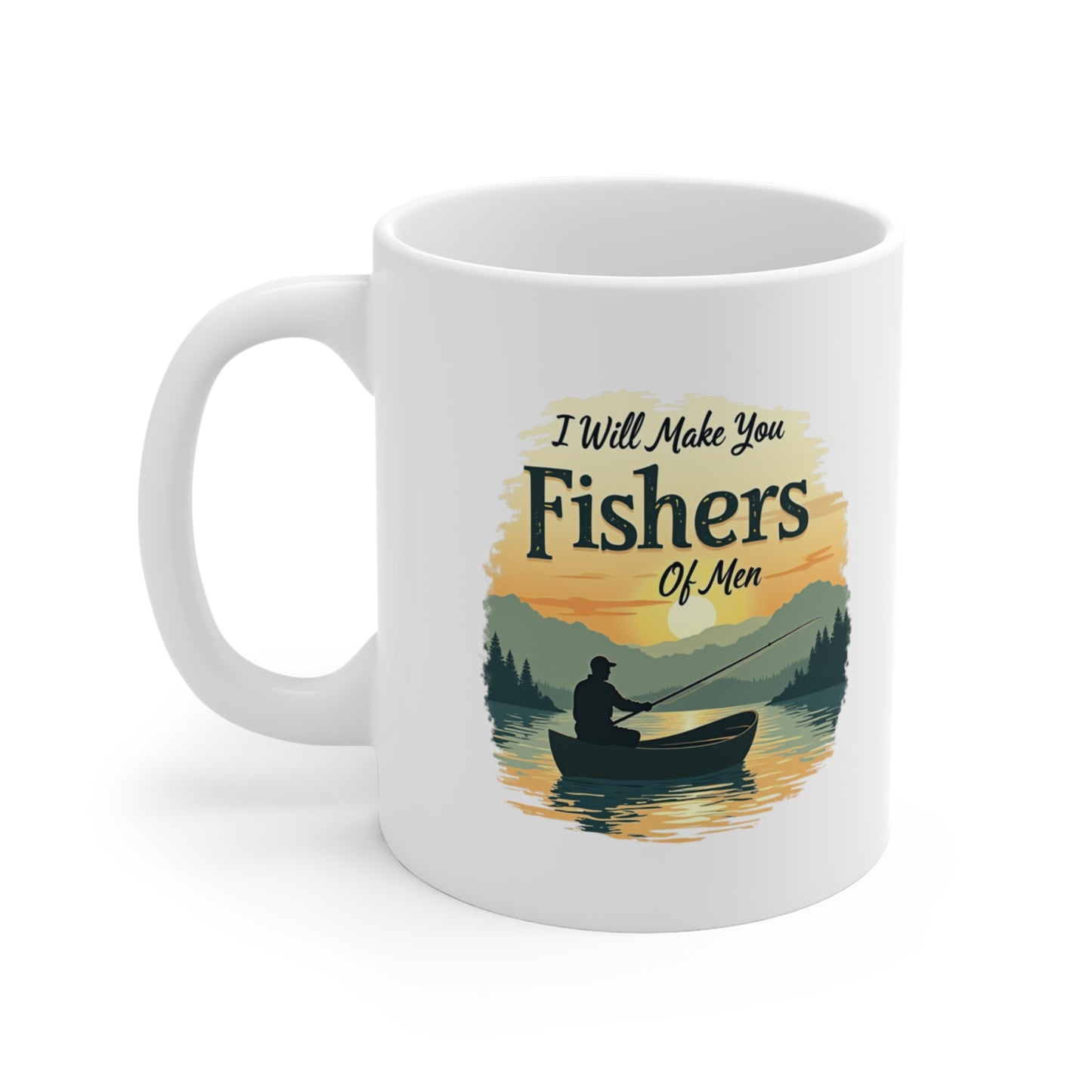 Christian Mug 11oz - I will make you Fishers of Men - Klippette Joy