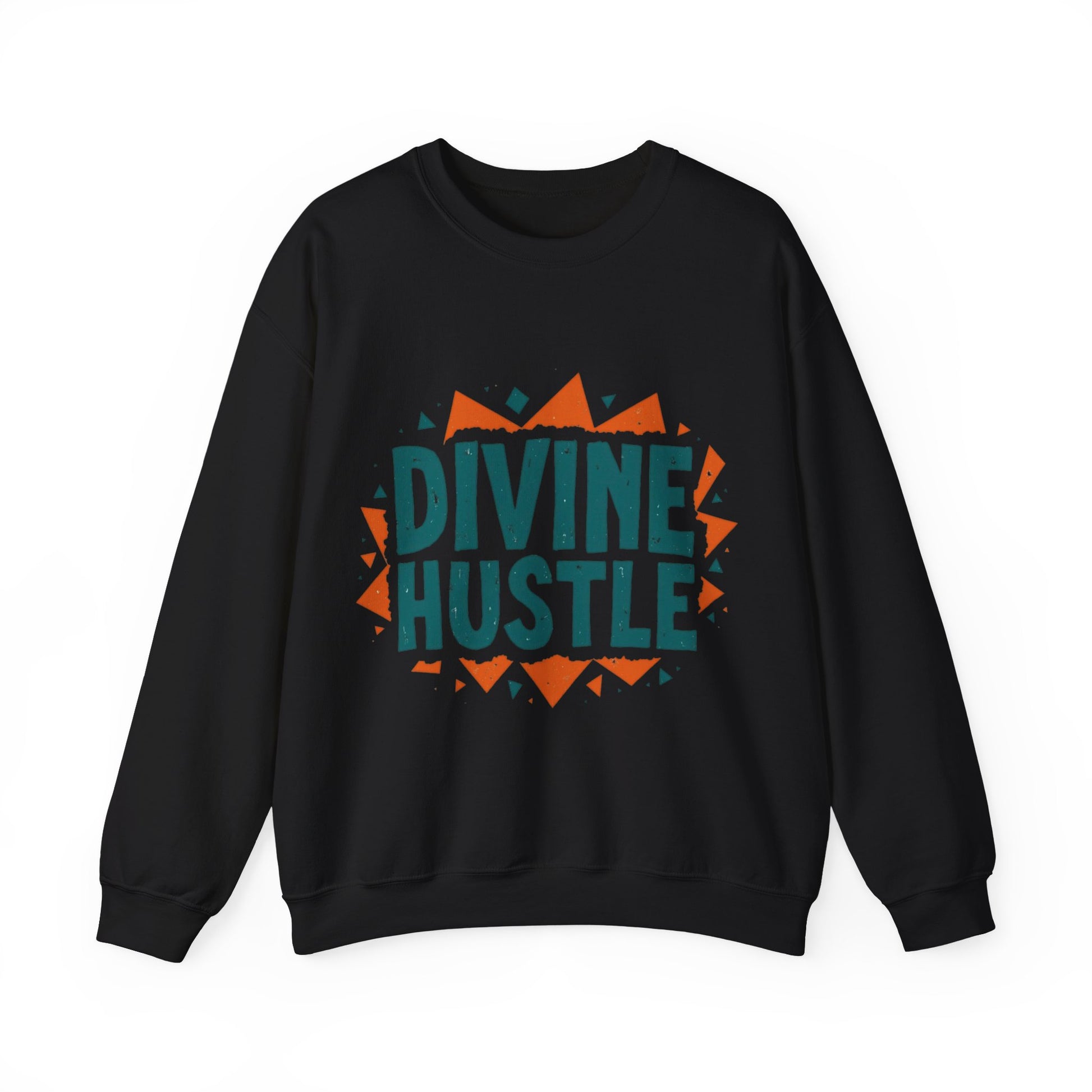 Modern Christian t-shirt with 'Divine Hustle' design – spiritual ambition theme by Klippette