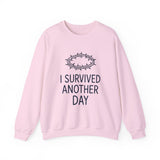 I Survived Another Day - Crewneck Sweatshirt - Klippette Joy