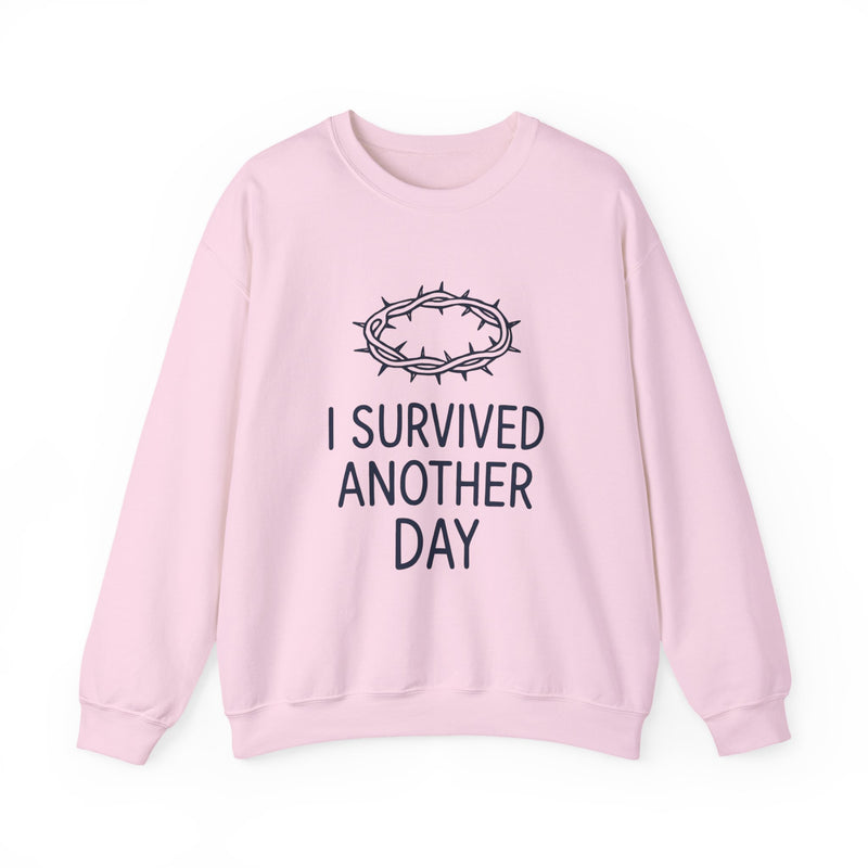 I Survived Another Day - Crewneck Sweatshirt - Klippette Joy
