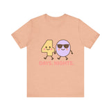 Christian t-shirt featuring the numbers 4 and 0 holding hands, symbolizing “40 Days and Nights” – faith journey design by Klippette.