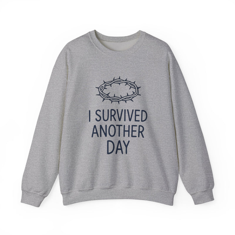 I Survived Another Day - Crewneck Sweatshirt - Klippette Joy