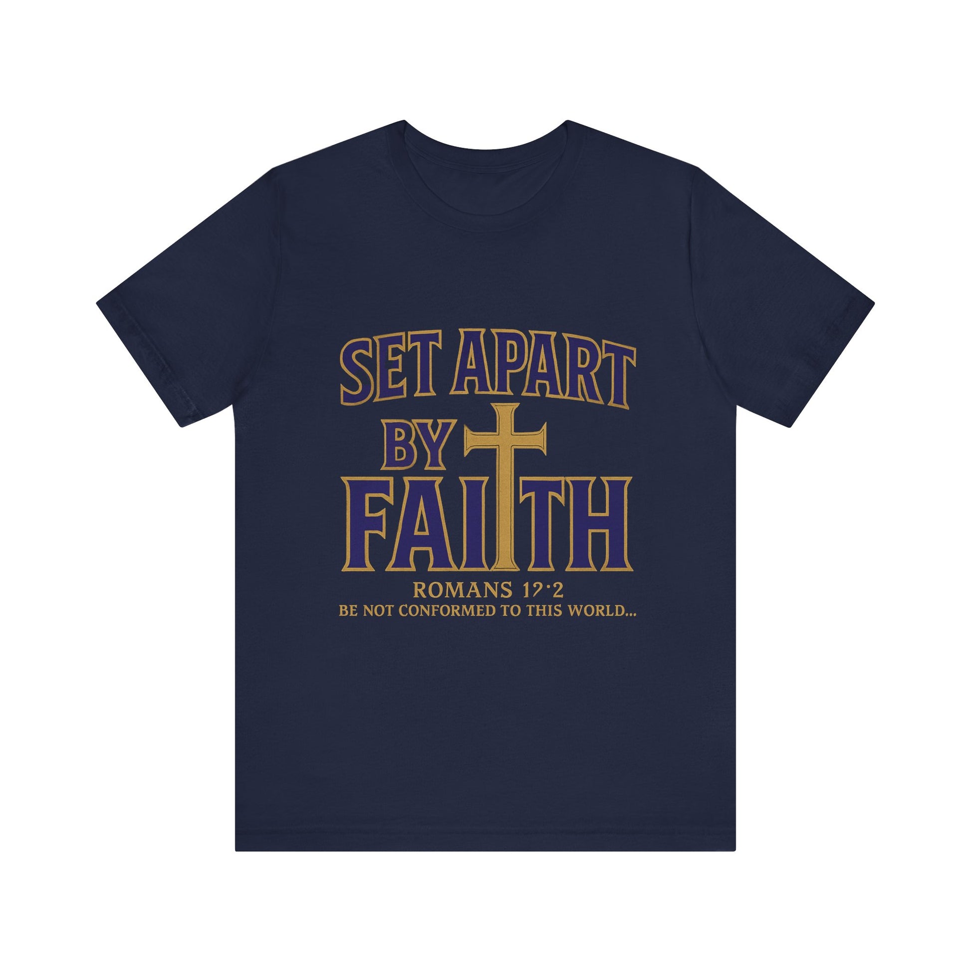 Set Apart by Faith Christian T-Shirt – Faith-Based Unisex Tee with Bold Message


