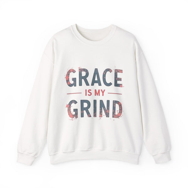 Grace is My Grind -Inspirational Crewneck Sweatshirt