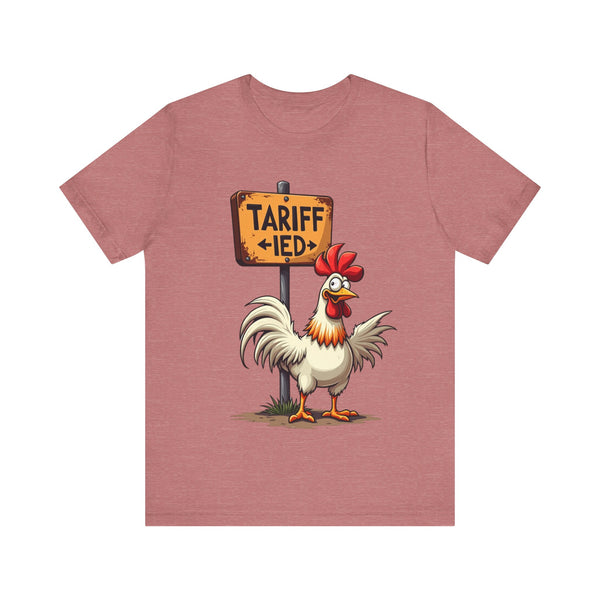 Funny 'Tariff-ied' t-shirt – playful pun design with personality by Klippette