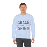 Grace is My Grind -Inspirational Crewneck Sweatshirt