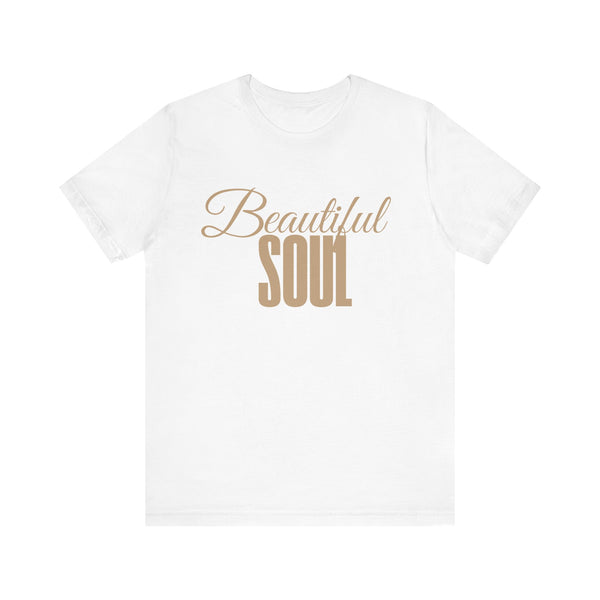 Inspirational tee with 'Beautiful Soul' – inner beauty and identity design by Klippette"

