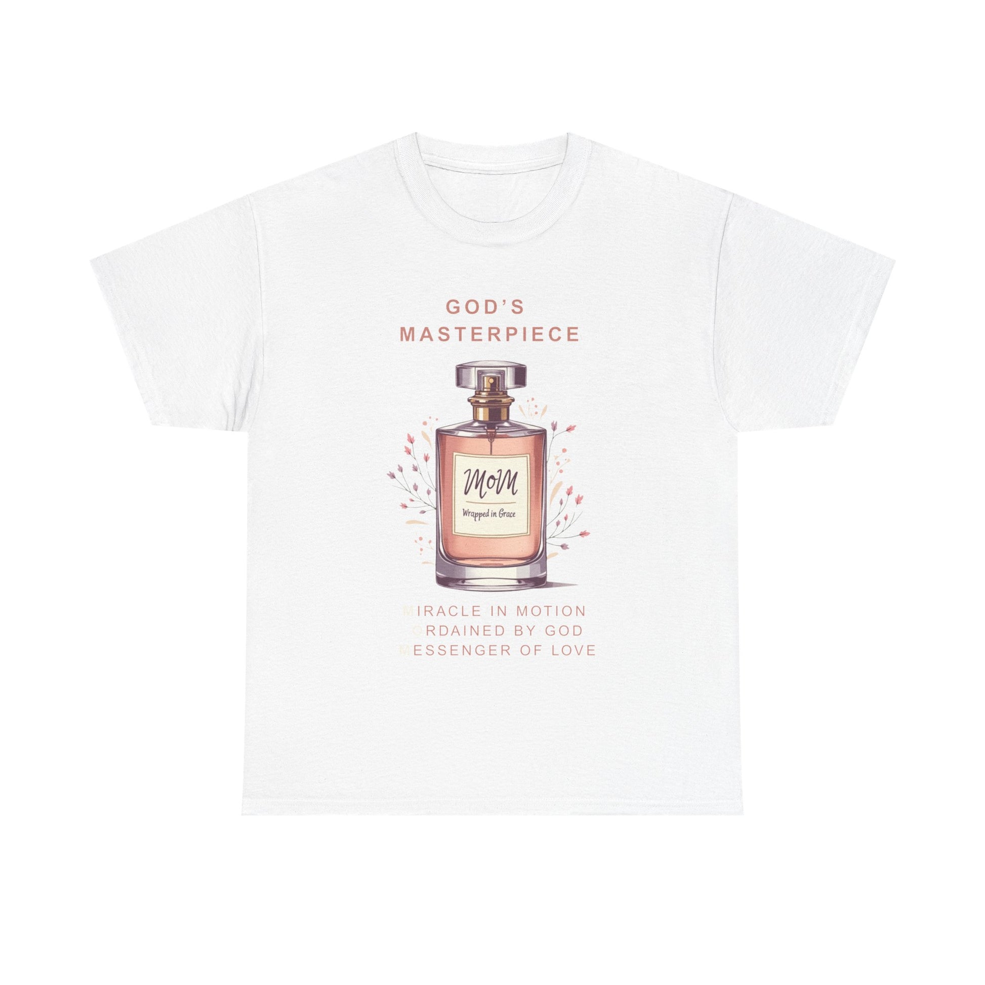 Faith-inspired 'God's Masterpiece, MOM t-shirt – perfect gift for mothers rooted in love and purpose by Klippette