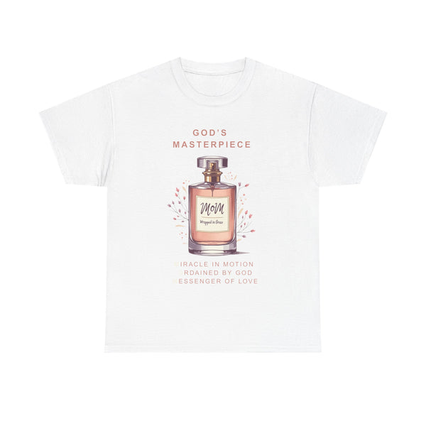 Faith-inspired 'God's Masterpiece, MOM t-shirt – perfect gift for mothers rooted in love and purpose by Klippette