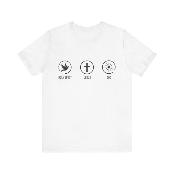 Modern 'Faith Icons' t-shirt – bold faith statement with graphic design by Klippette