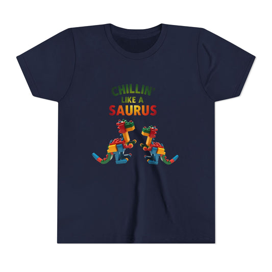 Chillin Like A Saurus Block T-Shirt - Klippette Joy