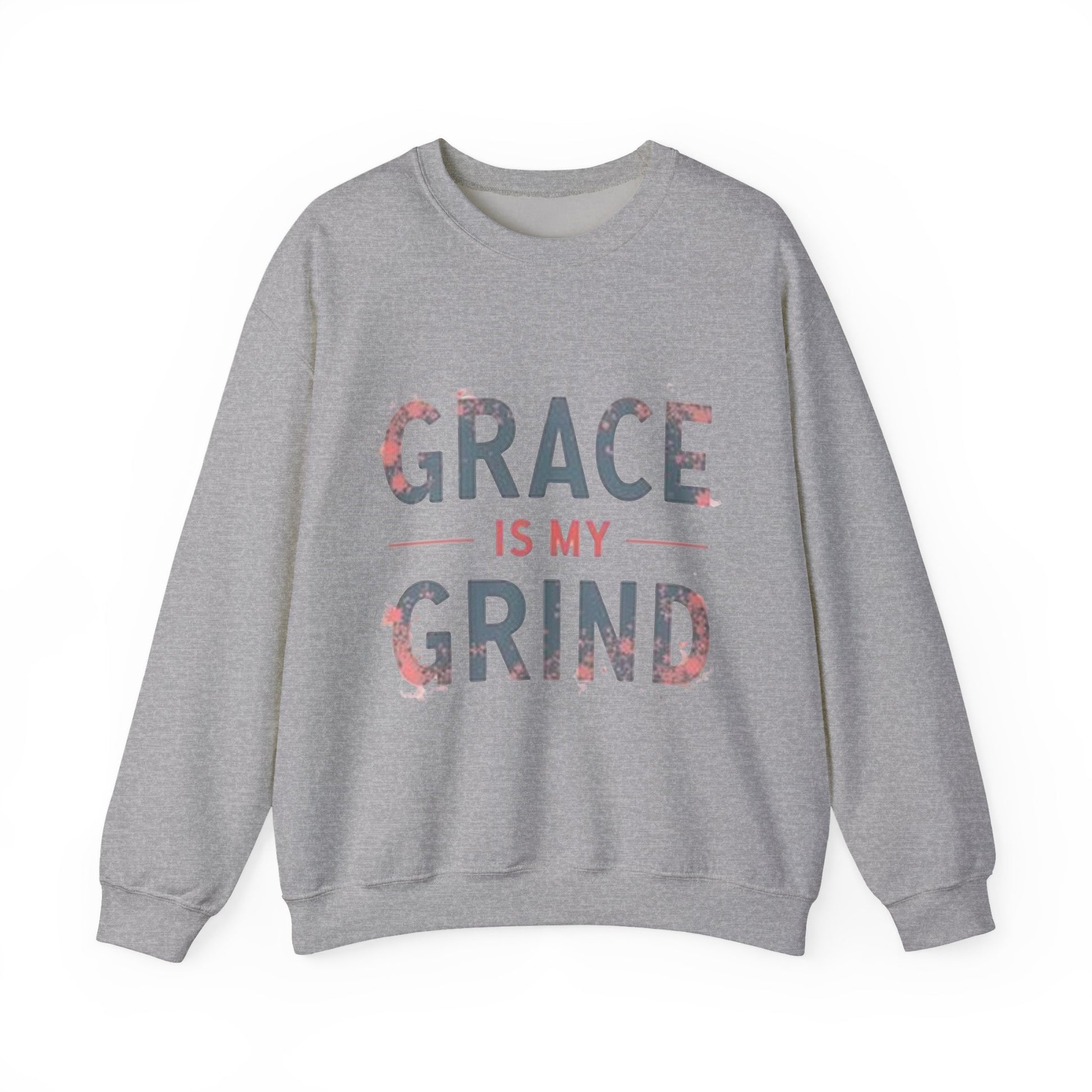 Grace is My Grind -Inspirational Crewneck Sweatshirt - Klippette Joy
