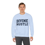 Modern Christian t-shirt with 'Divine Hustle' design – spiritual ambition theme by Klippette