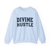 Modern Christian t-shirt with 'Divine Hustle' design – spiritual ambition theme by Klippette