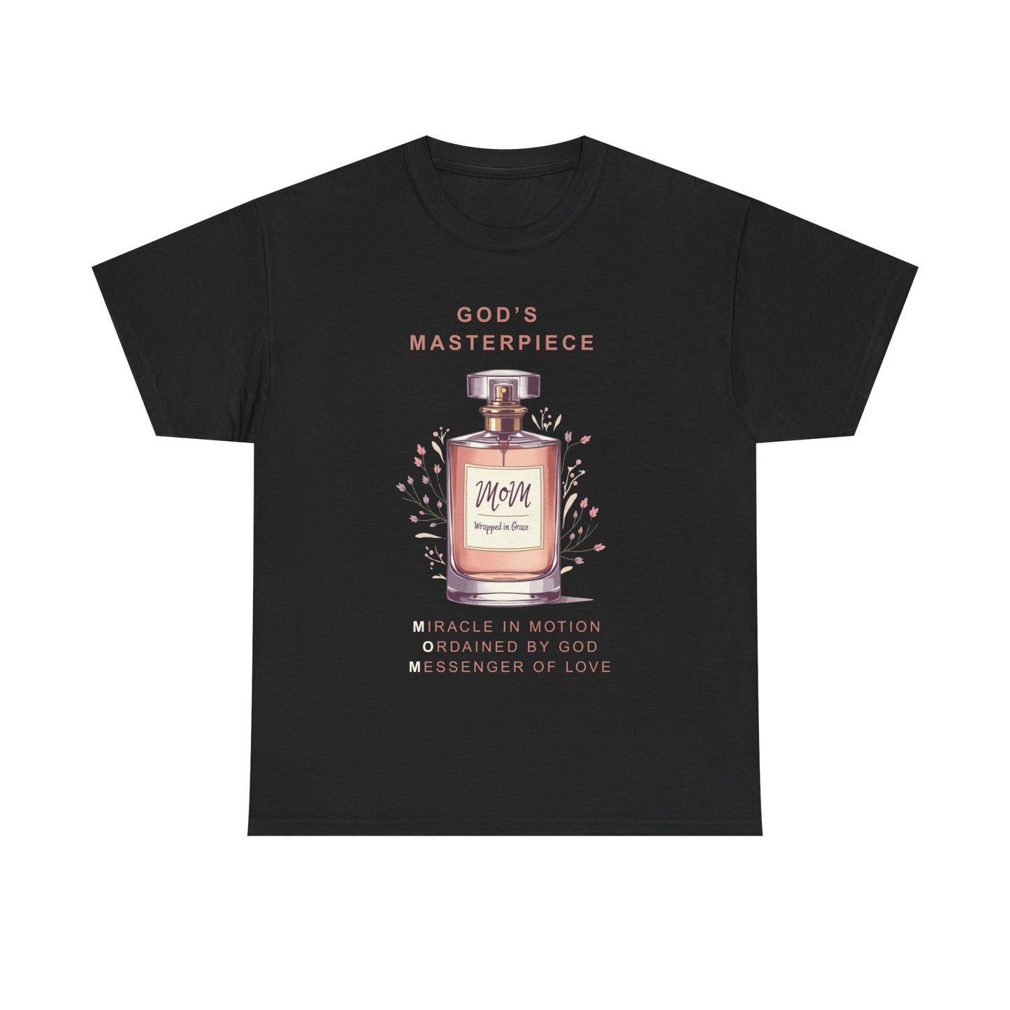 Faith-inspired 'God's Masterpiece, MOM t-shirt – perfect gift for mothers rooted in love and purpose by Klippette