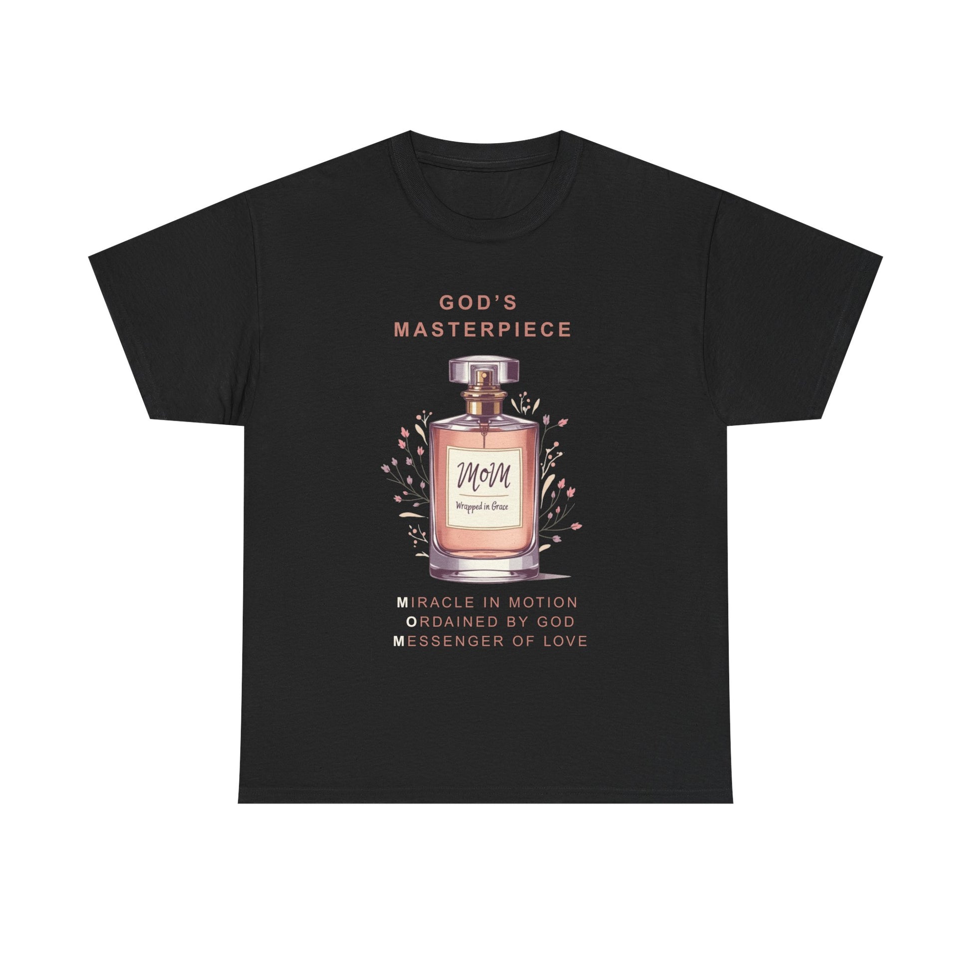 Faith-inspired 'God's Masterpiece, MOM t-shirt – perfect gift for mothers rooted in love and purpose by Klippette