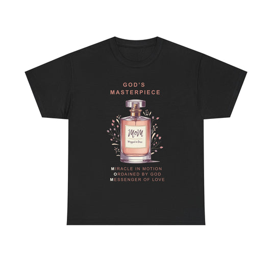 Faith-inspired 'God's Masterpiece, MOM t-shirt – perfect gift for mothers rooted in love and purpose by Klippette