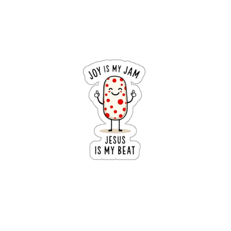 Joy is My Jam, Jesus is My Beat – Fun Faith Sticker