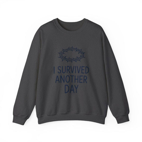 I Survived Another Day - Crewneck Sweatshirt - Klippette Joy