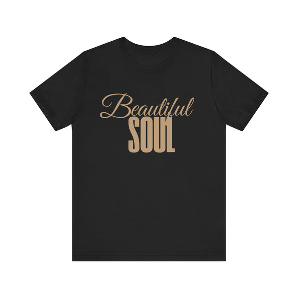 Inspirational tee with 'Beautiful Soul' – inner beauty and identity design by Klippette"

