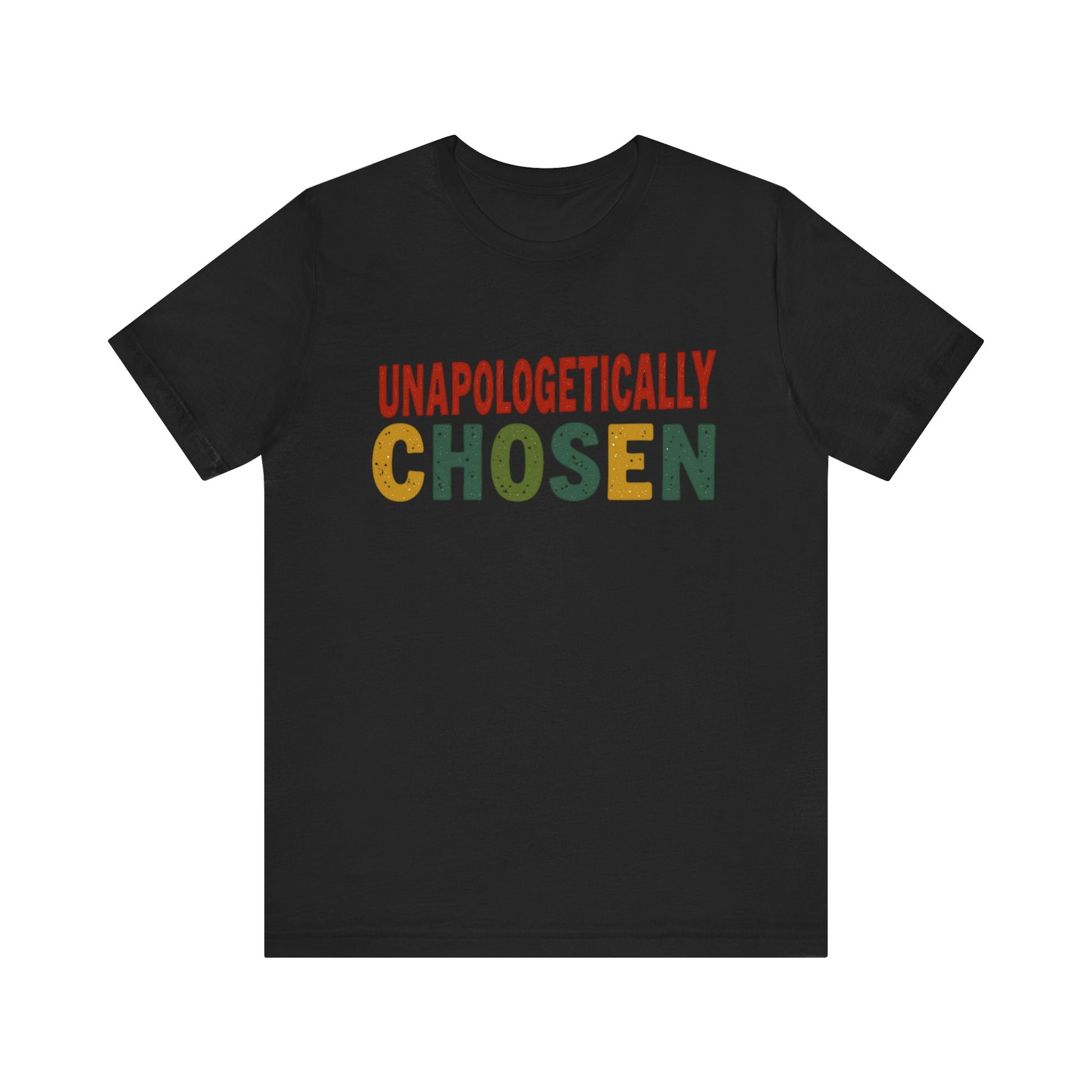 Minimalist 'Unapologetically Chosen, ' t-shirt – faith-based Christian apparel declaring identity in Christ by Klippette