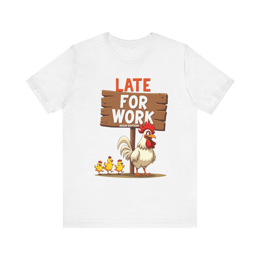 Funny Christian t-shirt with chicken design – humorous faith-based apparel by Klippette