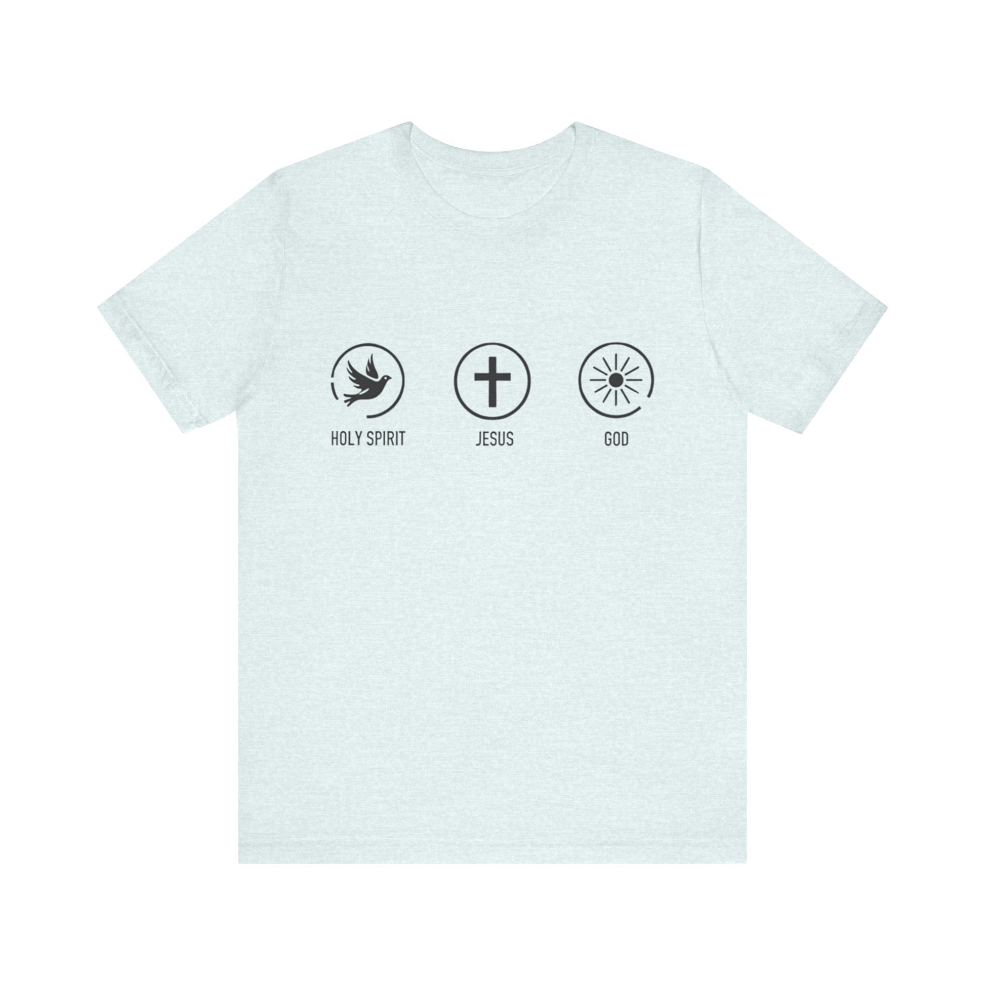 Modern 'Faith Icons' t-shirt – bold faith statement with graphic design by Klippette