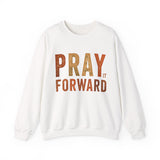"Inspirational 'Pray it forward' design on faith-based mug – uplifting Christian gift by Klippette