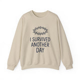 I Survived Another Day - Crewneck Sweatshirt - Klippette Joy