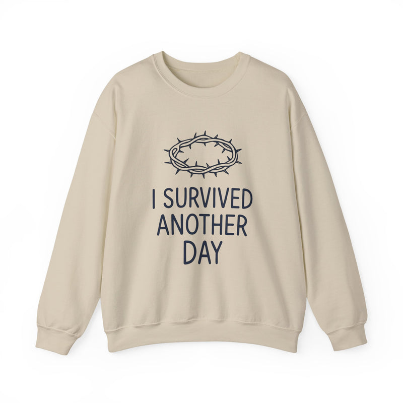 I Survived Another Day - Crewneck Sweatshirt - Klippette Joy