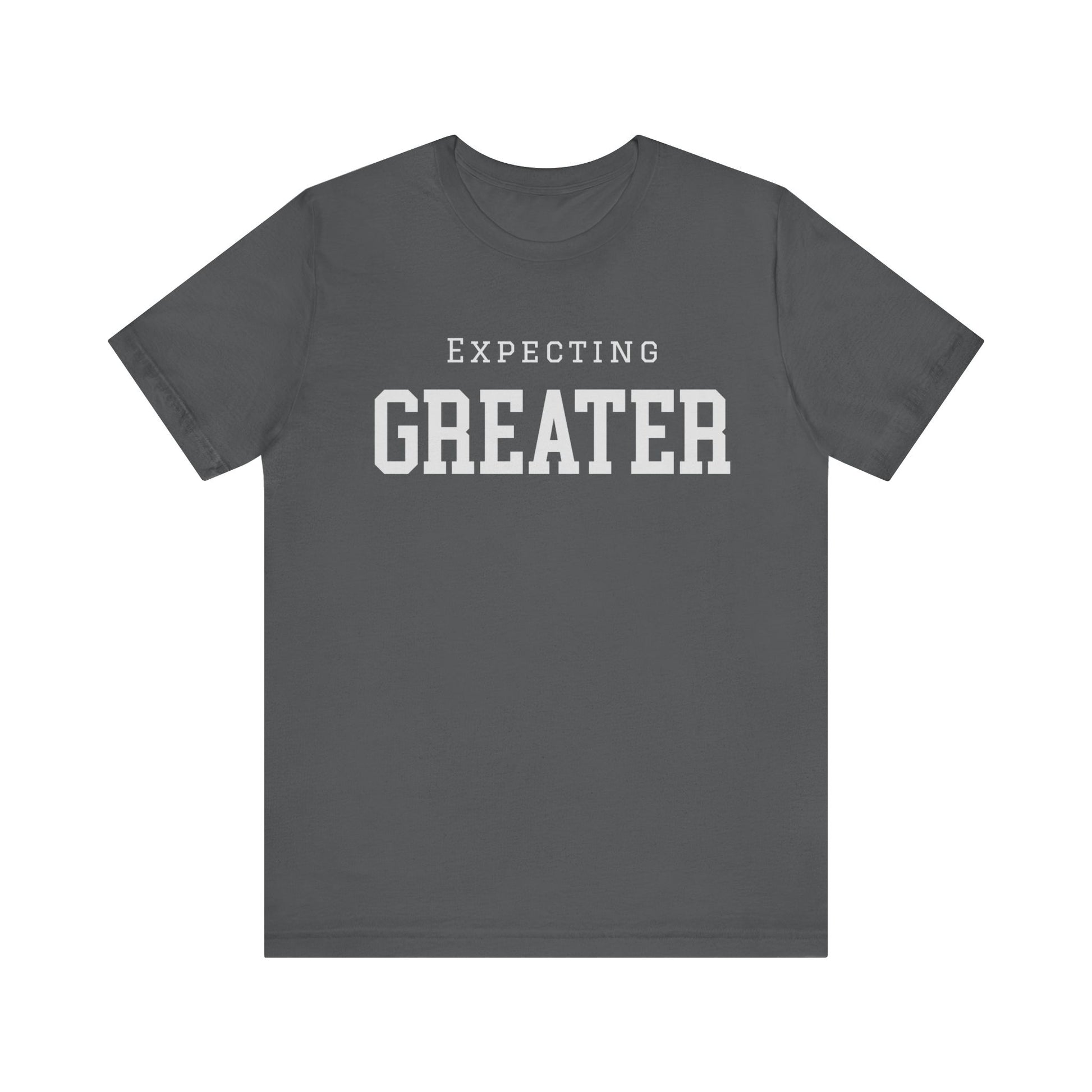 Faith-based sweatshirt with 'Expecting Greater' message – hopeful and bold Christian apparel by Klippette"