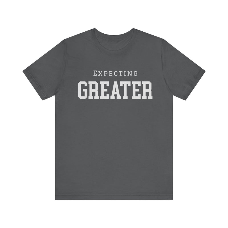 Faith-based sweatshirt with 'Expecting Greater' message – hopeful and bold Christian apparel by Klippette"