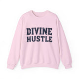 Modern Christian t-shirt with 'Divine Hustle' design – spiritual ambition theme by Klippette