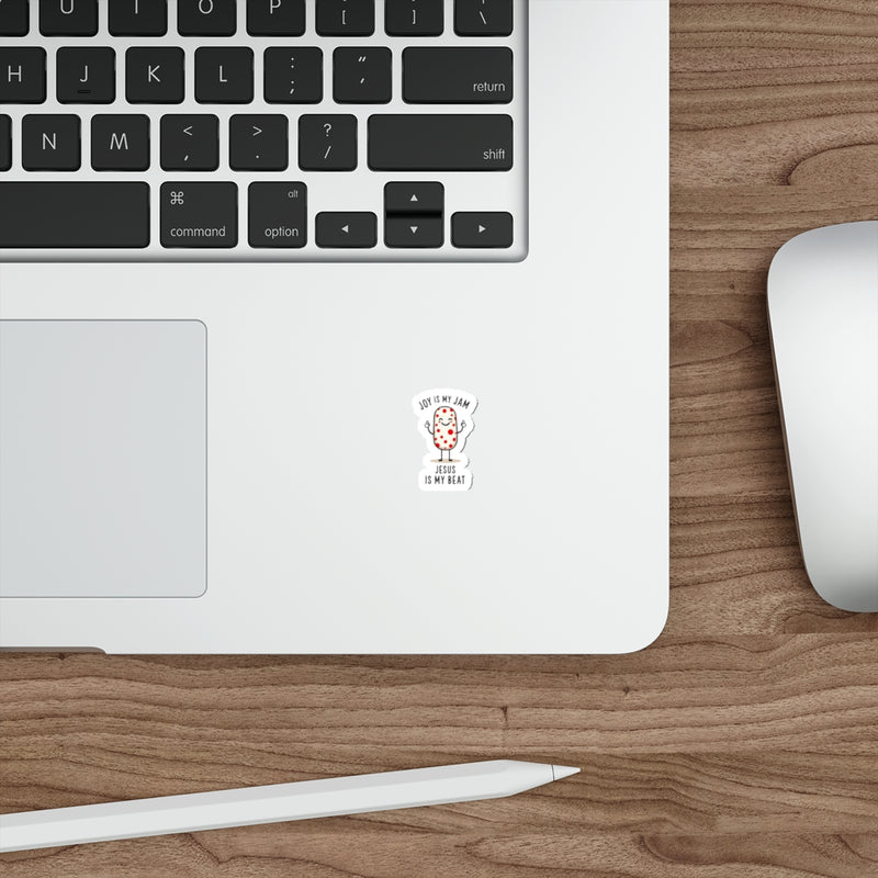 Joy is My Jam, Jesus is My Beat – Fun Faith Sticker