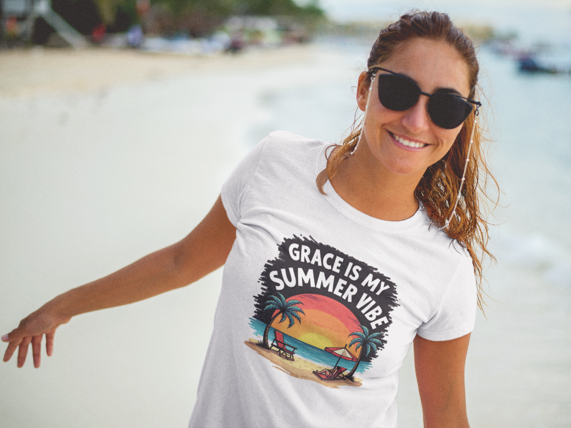 Grace is My Summer Vibe TShirt - Klippette Joy
