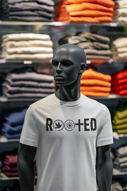 ROOTED – Faith Over Fashion Tee - Klippette Joy