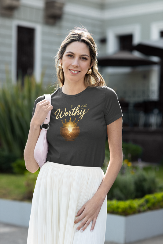 Worthy - Faith Filled T-Shirt - Klippette Joy